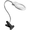 thumbnail image 1 of Pro Flexible Lupa manos libres Lámpara de escritorio Iluminada LED Lupa iluminada con clip para leer Punto de cruz, Modelo: Blanco esquí esquí Gafas de esquí, 1 of 5