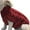 Red, variant on Twfbrm Small Dog Sweaters with Leash Hole Gingham Patchwork Doggie Sweater Knitwear Pullover Warm Pet Sweater for Fall Winter Cold Weather