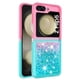 thumbnail image 2 of Funda para Samsung Galaxy Z Flip 5 Transparente con Brillos Carcasa Protectora Antigolpes con Glitter Brillante, 2 of 5