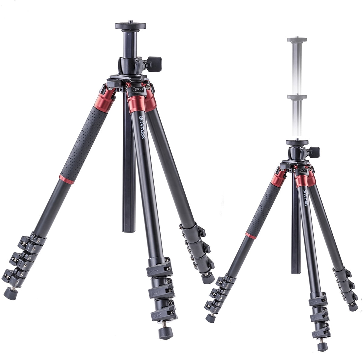 3Pod Orbit 4-Section Aluminum Tripod for Photo and Video Cameras, Bubble Level