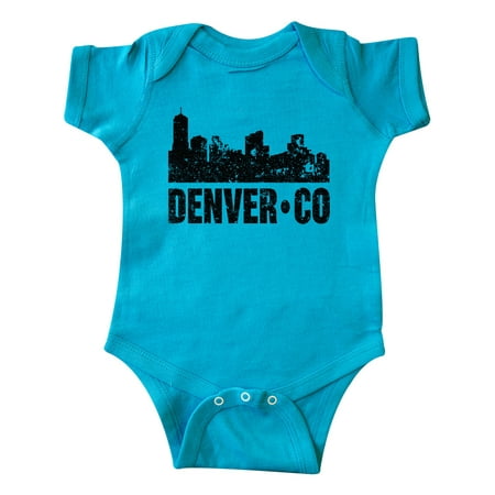 

Inktastic Denver Colorado Skyline Grunge Gift Baby Boy or Baby Girl Bodysuit