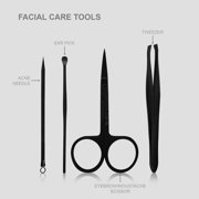 Utopia Care Nail Clippers Professional Nail Kit or Manicure Kit For Women and Men, Stocking Stuffers or Groomsmen Gifts 16Pcs Pedicure Set for Fingernail, Toenail Clippers with Travel Case - Black