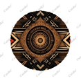 thumbnail image 3 of Tribal Print Fabric Pattern Polyester Universal Spare Wheel Tire Cover Custom Tire-Covers for Trailer RV SUV Truck Camper, 3 of 5
