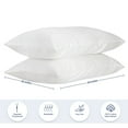 thumbnail image 2 of Craftsworth 100% Cotton Pillow Protector, 20x26 Solid - Standard (PK 8), 2 of 5