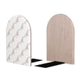 thumbnail image 2 of Lsque Leopard Print Printed Wood Bookends,Non-Skid Bookend for Shelves,Heavy Duty Support Bookends,Non-Slip Foam Pads for Office, Home, and Library,1 Pair, 2 of 8