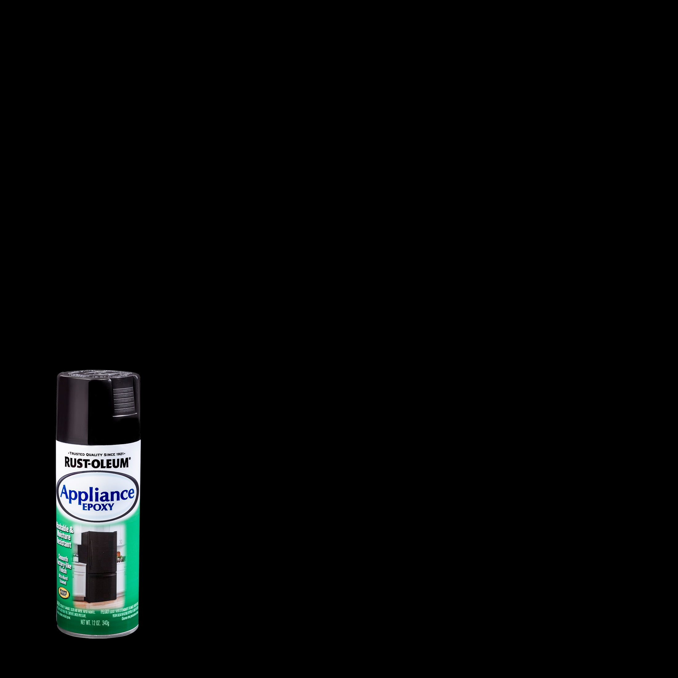 Black, Rust-Oleum Specialty Gloss Appliance Epoxy Spray Paint, 12 oz