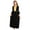 Black-A, variant on Girls Renaissance Vintage Maxi Dress Velvet Long Bell Sleeve Medieval Princess Dress Up Costume Purple 16