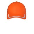 thumbnail image 2 of Port Authority Enhanced Visibility Cap-One Size (Safety Orange/ Reflective), 2 of 3