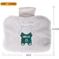 thumbnail image 2 of 1200ML Hot Water Bottle with Cover, 2 of 5