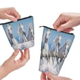 thumbnail image 3 of Kdxio Telescopic Pencil Bag Pen Holder Stationery Case,Stand-up Retractable Transformer Bag Organizer for Christmas Holiday(Horses Running Through The Water), 3 of 6