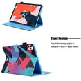 thumbnail image 3 of iPad Pro 11 Case 2020 2nd Generation, Allytech PU Leather TPU Inner Smart Cover Auto Sleep Wake Folio Flip Kickstand Full Protection Case for Apple iPad Pro 11 2nd Gen, Pineapple, 3 of 7