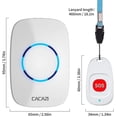 thumbnail image 3 of Caregiver Pagers Wireless Call Button For Elderly Patient Personal In Home Life Alert System, 3 of 5