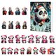 thumbnail image 1 of Calendario de cuenta regresiva para Navidad 2025 con adorable panda, decoración acrílica, caja de regalo para familiares y amigos., 1 of 6