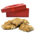 thumbnail image 3 of Gourmet Peanut Brittle Red Gift Box - by Its Delish  Handmade Old-Fashioned Style  Beautiful & Delicious Square Cut Pieces 16 Oz Peanuts Brittle  New Years Party Fathers Mothers Day Anniversary..., 3 of 7