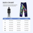 thumbnail image 4 of Kdxio Howling Wolf Pattern Men's Pajama Pants, Elastic Waist with Drawstring and Pockets, Comfortable Loungewear-Medium, 4 of 6