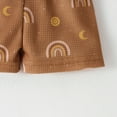 thumbnail image 3 of Dooleck Baby Waffle Outfit Rainbow Sunshine Clothes Bodysuit Onesies Shorts Pants, 3 of 8