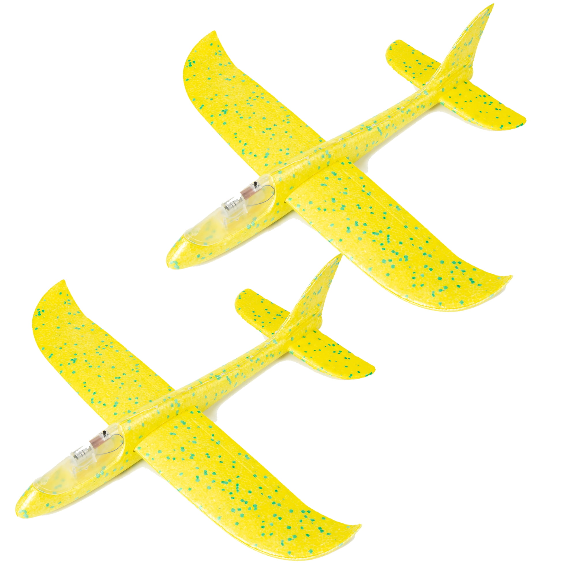 Outdoor Yard Sport Family Game Flying Party Favours Foam Airplane Toy Festival Gifts for Kids Toddlers Manual Throwing Foam Plane Gliding Throwing Maneuvering Plane 2PCS-A Airplane Toys 