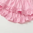 thumbnail image 6 of Baby Girl Clothes Toddler Girl Camo Outfit Ruffle Sleeve Shirt Floral Pant Set Fall Winter Clothing for Girl (12-18 Months, Pink), 6 of 7