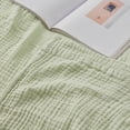 thumbnail image 6 of EMME Cotton Throw Blanket 100% Muslin Soft Blanket for Couch 4-Layer Breathable Gauze All Season Soft and Lightweight Pre-Washed Cotton (Mint Green, 50"x71"), 6 of 7