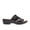 Black, variant on COLLECTION BY CLARKS Womens Black Cushioned Strappy Merliah Round Toe Wedge Slide Sandals 8.5 M