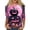 Dark Purple -AF35, variant on IYYVV Halloween Shirts for Women 3/4 Length Sleeve Plus Size Tops Fall Loose Casual Blouses 2026 Novelty Graphic Ladies Tees Black 2XL