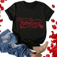 thumbnail image 4 of Baqcunre Valentine'S Day Shirts For Women Sweatshirt Womens Cute Trendy Shirt Casual Short Sleeve Pullover Tops(Black S-3XL),Womens Tops Graphic Tees For Women Shirts For Women Womens Tops, 4 of 4