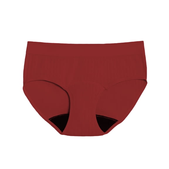 The Period Company. Junior Sporty Stretch, Period Underwear for Heavy Flows, Cherry
