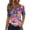 01 Multicolor 4th of July Top, variant on Htigea 4th of July Women's Henley Shirts Short Sleeve V-Neck Buttons Pullover Tops American Flag Patriotic Print T-Shirts Summer Everyday Tees 03 Multicolor S