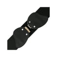 thumbnail image 3 of INSPIRE CHIC Women's Wide Stretch Corset Waistband Vintage Elegant for Pants Skirt 65x6cm/25.6x2.4" Black 2, 3 of 6
