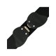 thumbnail image 3 of Cinturilla elástica ancha INSPIRE CHIC para mujeres, elegante y vintage para pantalones y faldas 65x6cm/25.6x2.4" Negro 2, 3 of 6