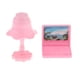 thumbnail image 2 of Doll House Accessories Mini Laptop, Scene Miniatures Notebook, Folding Laptop Model, for //6 Scale Dolls House Furniture Kids Pretend Toys Rosa Yotijar casa de muñecas portátil, 2 of 6