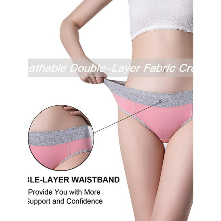 Women's Sport Panties Underwear Seamless Cotton Briefs Low Waist