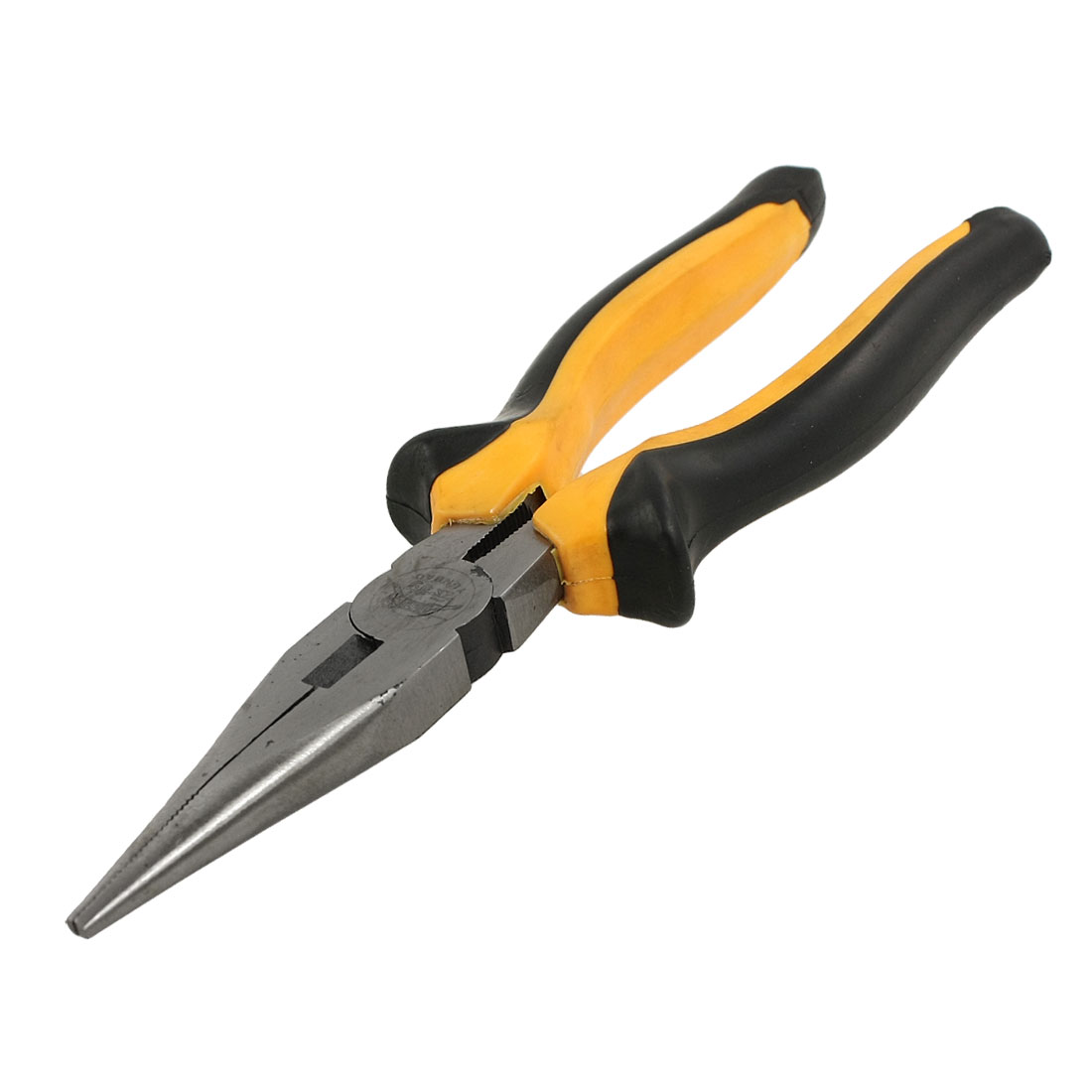 Nonslip Handle 8" Metal Needle Nose Pliers Cutter for Wire Cable