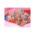 thumbnail image 3 of US Pretty Peacock Hair Clip Enamel Gold Metal with Blue and Clear Rhinestones, 3 of 3