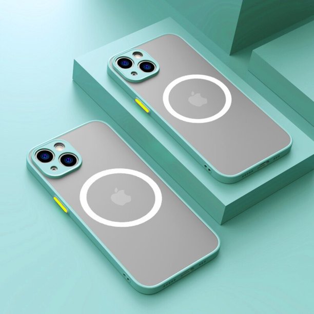 Funda magnética mate de lujo para iPhone, carcasa de carga inalámbrica Magsafe para iPhone 14, 13, 11, 12 Pro Max, Mini Plus, XS Max, XR, X Fivean unisex