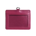 thumbnail image 1 of GOGO 10Pcs Vertical Horizontal 2-Sided PU ID Card Badge Holder Pouch Stock Case-horizontal purple-10 Packs, 1 of 7