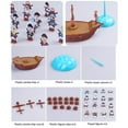 thumbnail image 7 of Educational Toys,Montessori Toys,Christmas Early Development Toys,Pirate Boats Model Pirate Boats Balancing Game Balancing Board Game Parent,Educational Game Competition Parent Interaction Game Set, 7 of 7