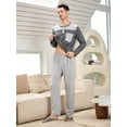 thumbnail image 4 of Ensemble de Pyjama Patchwork à Poches pour Hommes, 4 of 5
