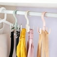 thumbnail image 4 of 4Pcs Belt Hangers For Closet Organizer,360 Degree Rotating Closet Clothes Hangers With 4 Claws,Scarf Tie Rack Hooks For Belts Handbags Hats Scarf Tie Accessories, 4 of 6