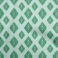 thumbnail image 1 of oneOone Cotton Cambric Green Fabric Asian Ikat Quilting Supplies Print Sewing Fabric By The Yard 42 Inch Wide, 1 of 4