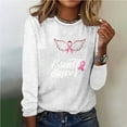 thumbnail image 2 of PuLe Women's Top Womens Long Sleeve Shirts Trendy Sunflower Graphic Tee Casual Crew Neck Pullover Fall Trendy Blouse Y2K Clothes, 2 of 4
