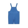 thumbnail image 2 of Ruyang Kids Straight Leg Baggy Bib Overalls Boys Girls Adjustable Strap Summer Casual Jumpsuits Cotton Preppy Clothes Softball Pant, 2 of 7