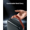 thumbnail image 3 of Electronics Organizer Travel Case for Chargers and Cords, Hard Case for Electronics, Portable Tech Bag, Travel Essentials for Chargers//USB Drives/SD Cards, Tech Gifts, 3 of 6