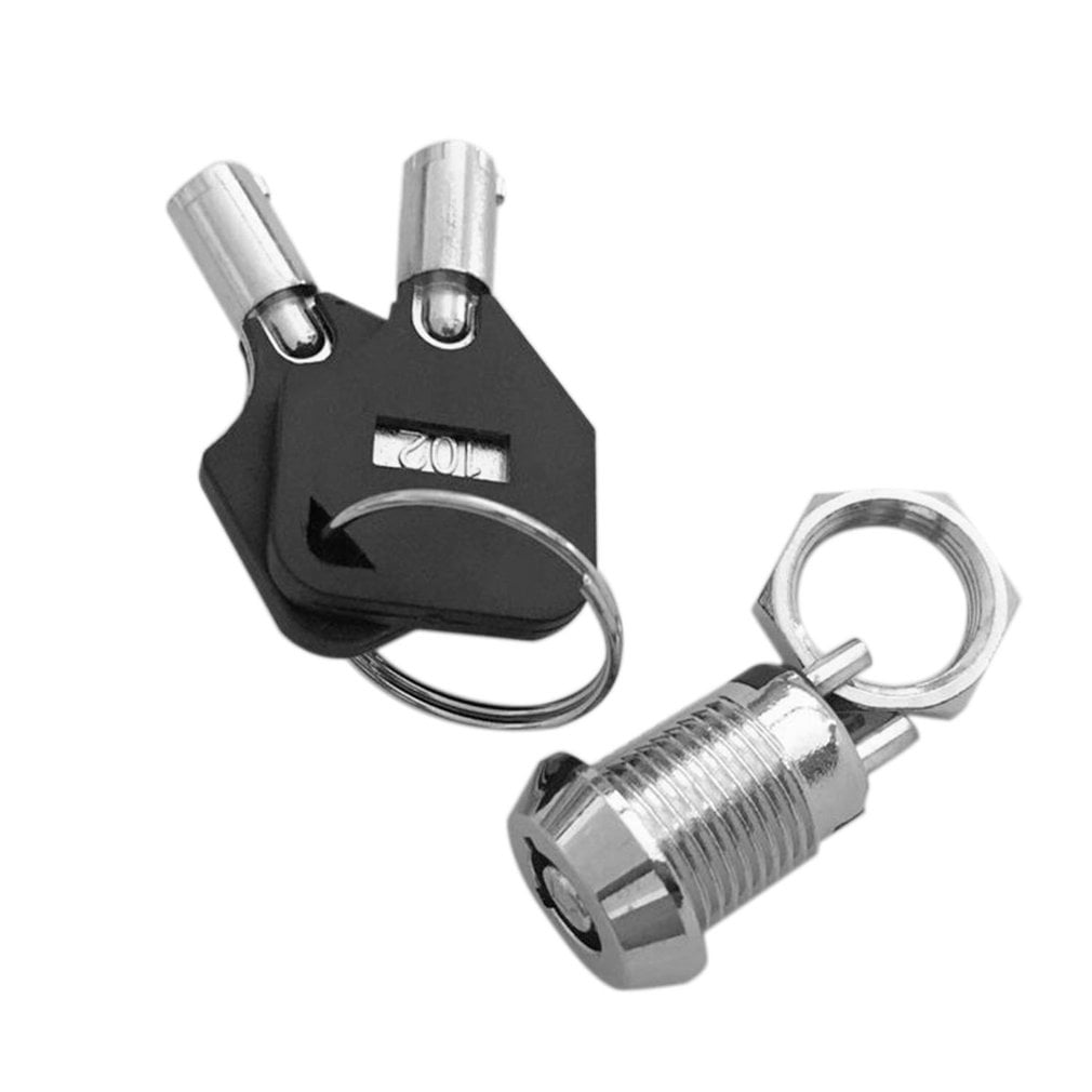 On/Off Metal Security Key Switch Lock Keys 2 Position SPST Best&& 