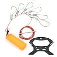 thumbnail image 3 of Accesorios de Aparejos de Pesca Cerrado de Pesca, Remolacha de Pesca, Acero inoxidable Duradero Para Amantes de la Pesca de Agua Dulce Pesca de Agua Salada Pesca, 3 of 7