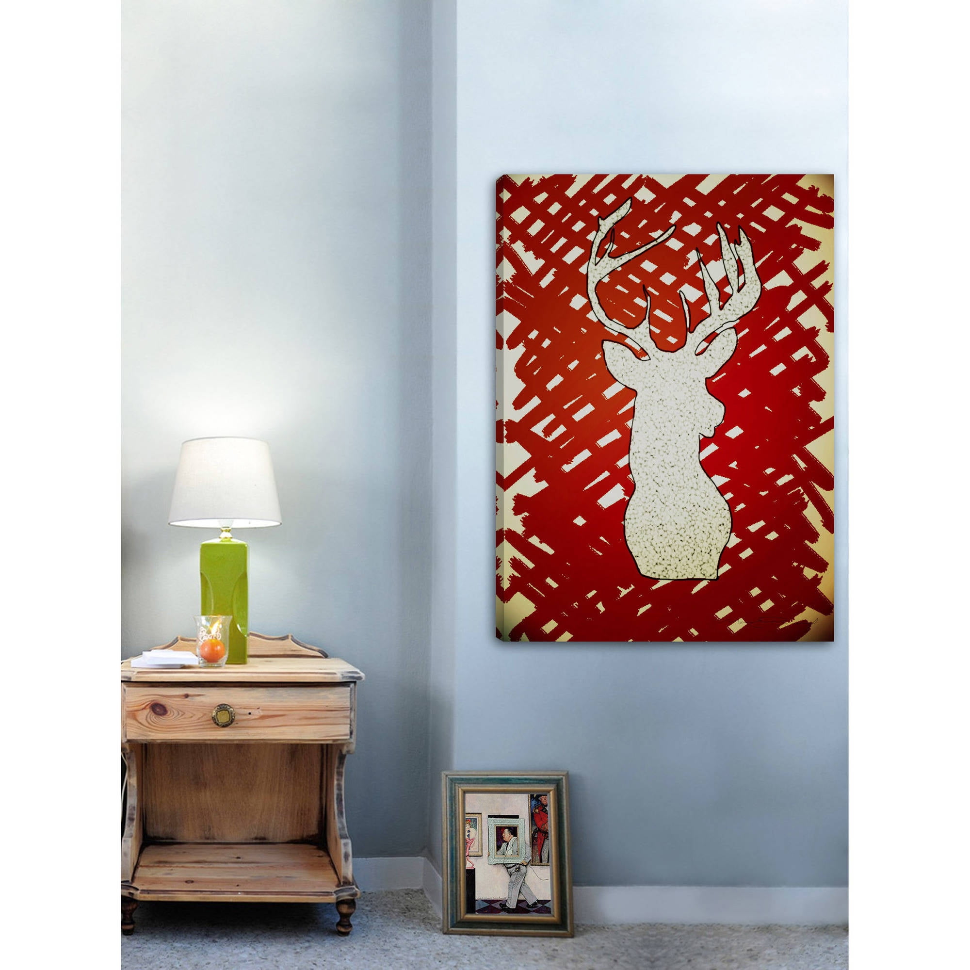 Marmont Hill "Chevreuil" by Marie-Eve Pharand Painting Print on Wrapped Canvas
