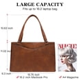 thumbnail image 5 of SENDEFN Women PU Leather Large Tote Bag Crossbody Shoulder Top Handle Designer Handbag, 5 of 8