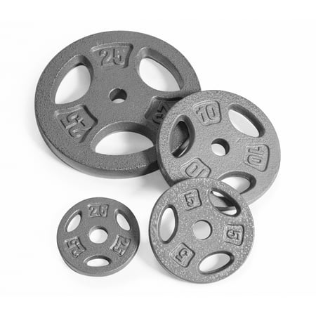 CAP Barbell Standard Weight Lifting Plate, 2.5-25 lbs, (Best Way To Increase Weight Lifting)