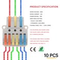 thumbnail image 2 of DIANN 10 conectores de palanca para cables 28-12 AWG 32 A 400 V, 2 of 5