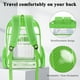 thumbnail image 4 of Mochila KIMNERPU PVC transparente verde transparente de gran capacidad, 4 of 7